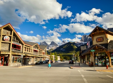 Canmore's main street