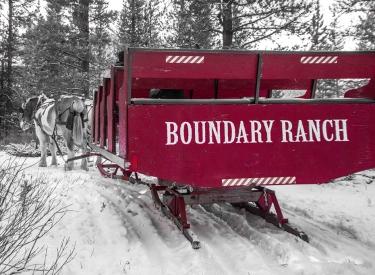 Boundary Ranch - Winter Sleigh Rides