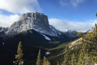 peter lougheed mountain along highwood pass