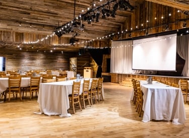 The inside of Cornerstone Theatre