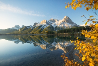 Ha Ling Peak at Rundle Forebay Reservoir