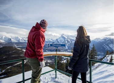 Mt Norquay, Winter Sightseeing