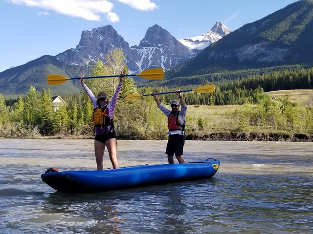 Canmore Inflatable Canoe-Tours
