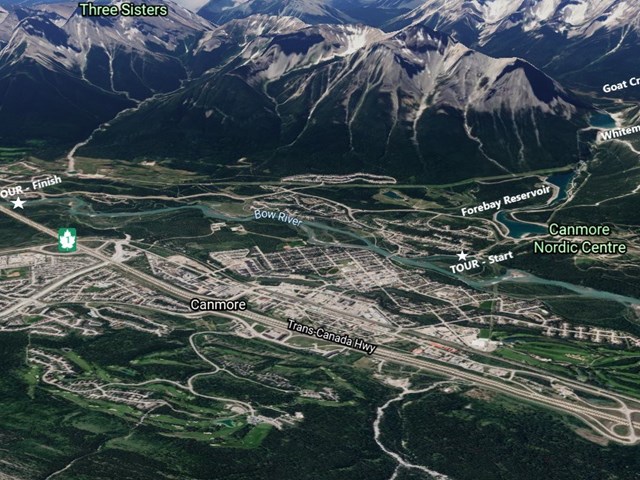 Canmore Inflatable Canoe-Tours