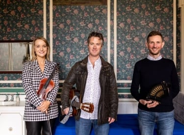 A portrait of the three artists - Breen Rynne Murray